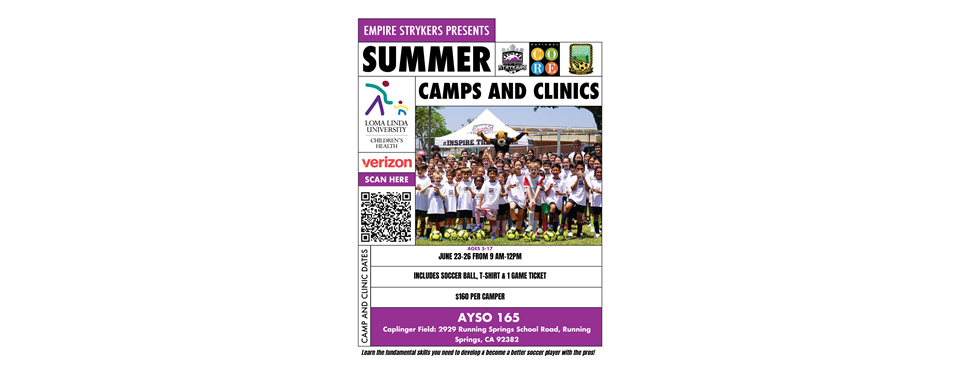 Empire Strykers Soccer Camp - June 23-26