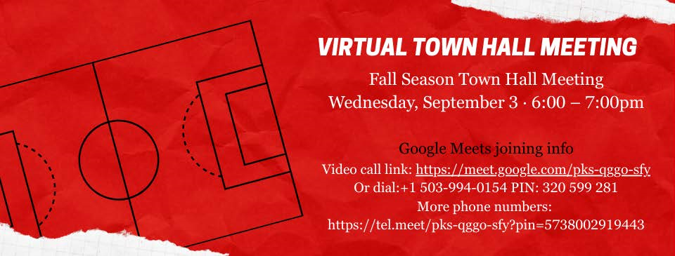 SEPTEMBER 3 - Virtual Town Hall Meeting