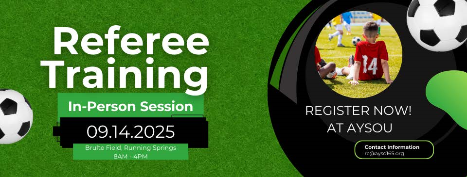 In-Person Referee Course - Sept 14
