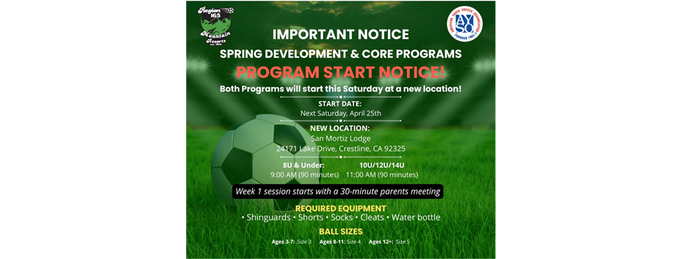 SPRING CORE AND DEVELOPMENT UPDATE