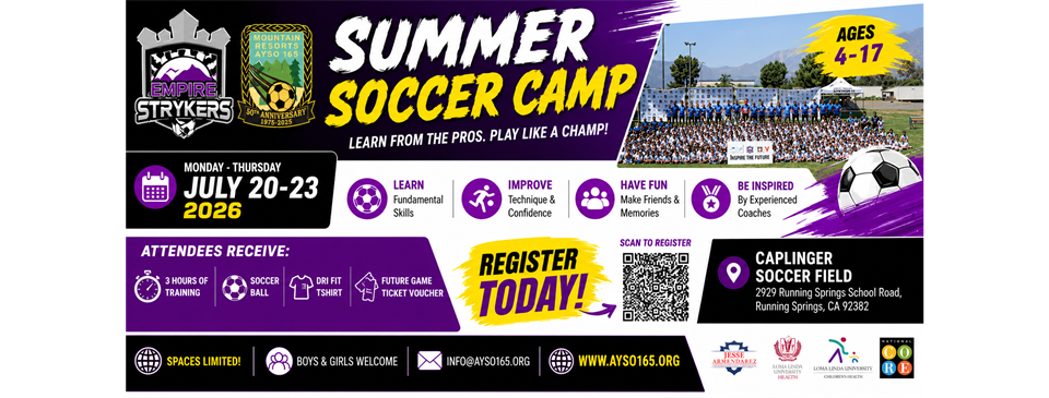 Empire Strykers Summer Soccer Camp